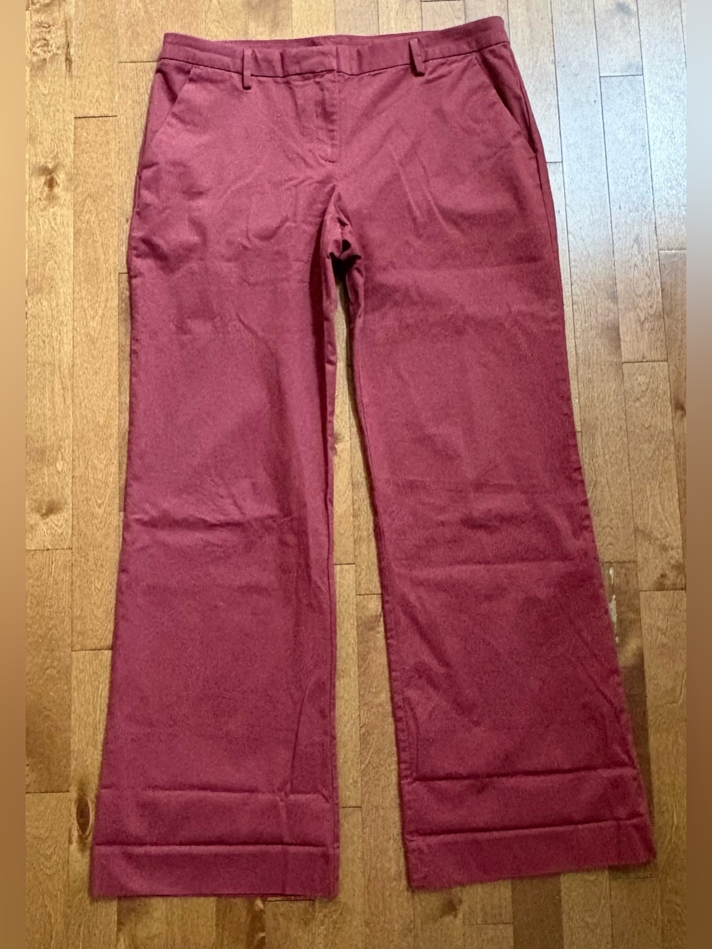 Khakis by GAP Perfect Khaki Rose Pink Flare Chinos – Women's 12 Regular